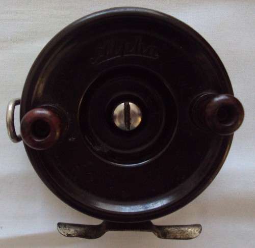 Vintage Atrlas Fishing Reel with Chrome Fittings