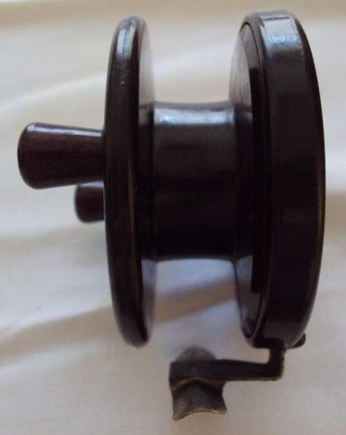 Vintage Atrlas Fishing Reel with Chrome Fittings