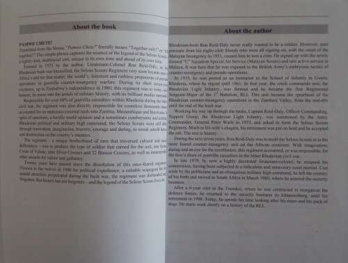 Pamwe Chete: The Legend of the Selous Scouts: Lieutenant-Colonel R. F. Reid Daly