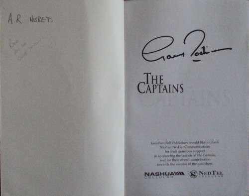 The Captains: Edward Griffiths - Authograpled by Gary Teichman