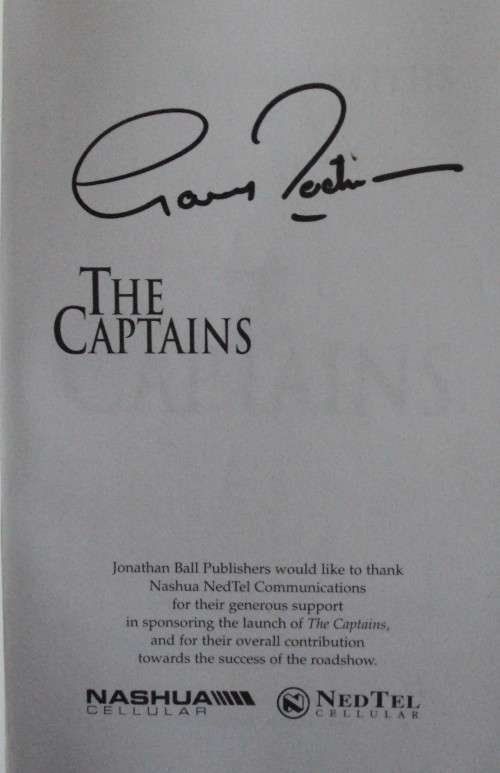 The Captains: Edward Griffiths - Authograpled by Gary Teichman