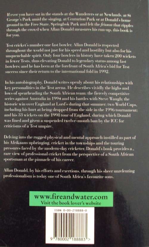 Allan Donald - White Lightning - The Autobioraphy