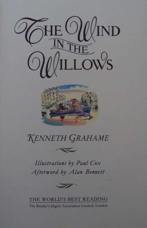 The Wind In The Willows Kenneth Grahame | Readers Digest