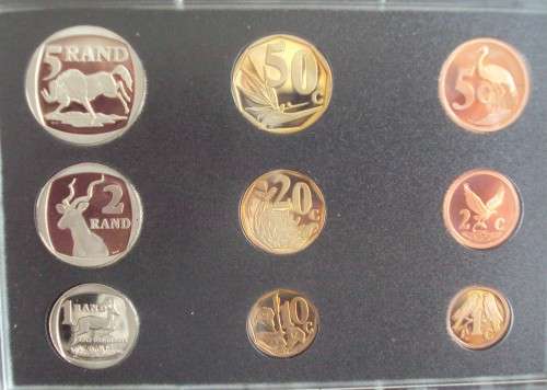 2001 South Africa Proof Coin Set - SA Mint