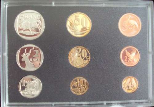 2001 South Africa Proof Coin Set - SA Mint