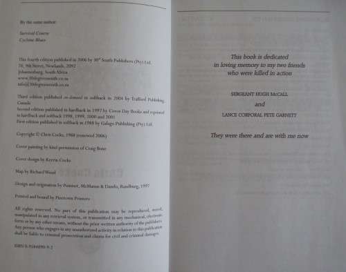 Fireforce One Man's War in the Rhodesian Light Infantry: Chris Cocks - Inscribed by the Author