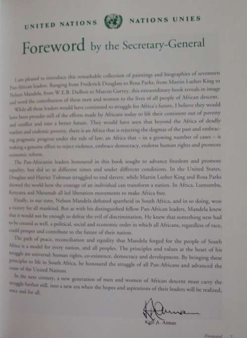 They Aree Africans with a forewofd by Kofi Annan