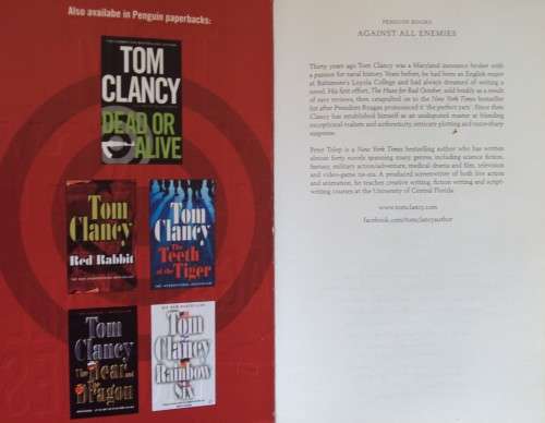 Against All Enemies - Tom Clancy with Peter Telep