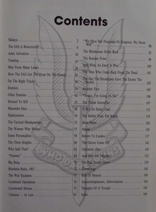 The Elite - Rhodesian Special Air Service: Pictorial