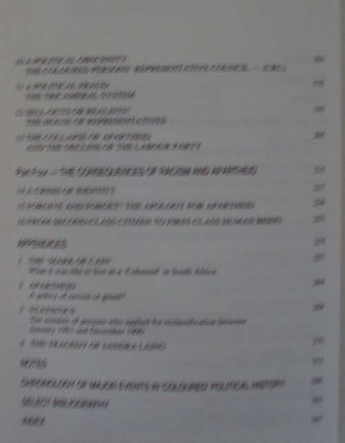 Separate But Unequal: The Coloured People of South Africa - A Political History