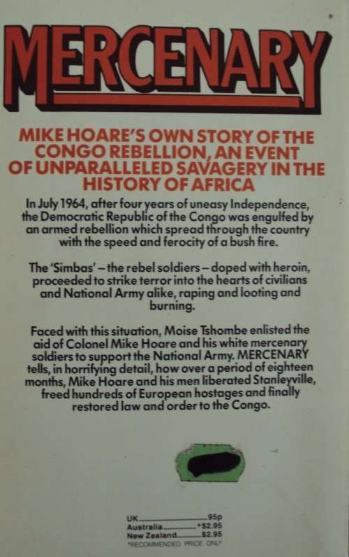 Mercenary: The Classic True-Life Account of Mercenary Warfare