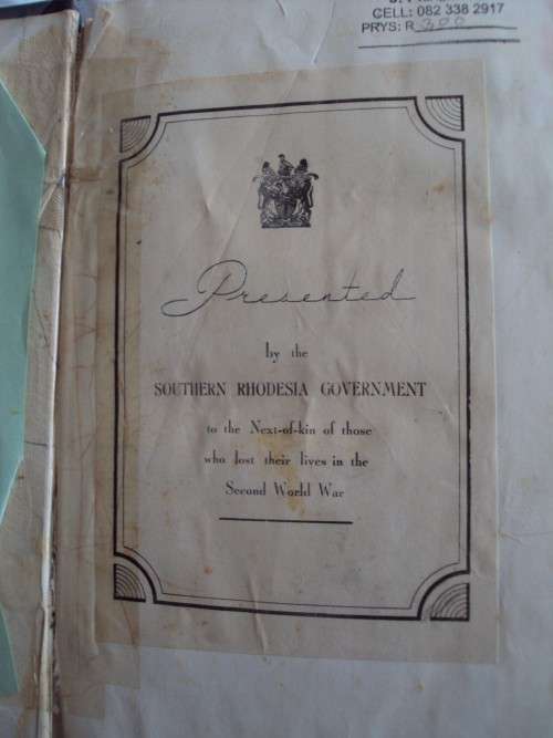 The War History of Southern Rhodesia 1939 - 1945 Volume II