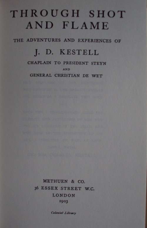 Through Shot and Flame