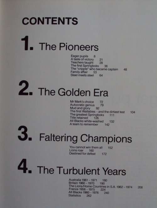 Springbok Saga - A Pictorial History From 1981