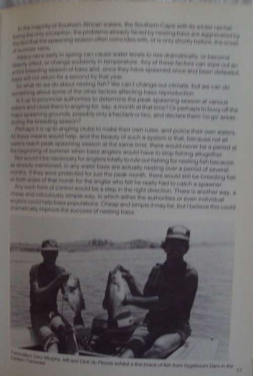 Bass Fishing in Southern Africa. Where, when and how to catch bass