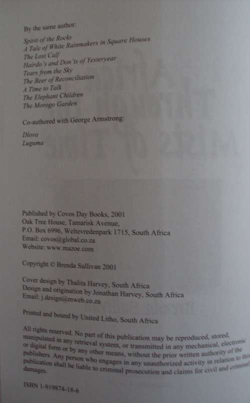 Africa Through the Mists of Time - Brenda Sullivan