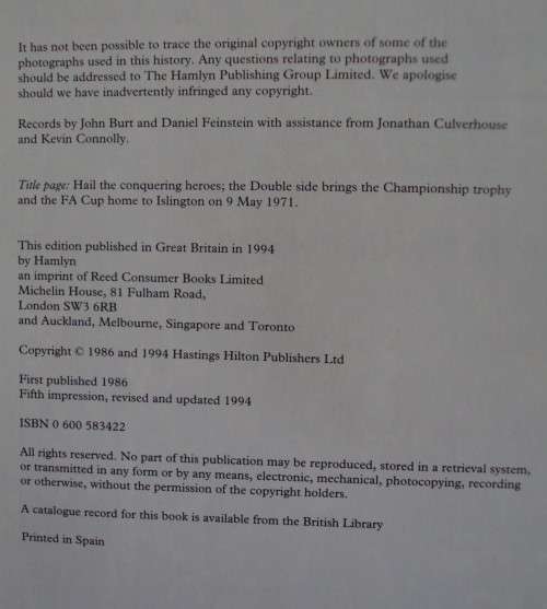 Arsenal - The Official History: Phil Soar & Martin Tyler