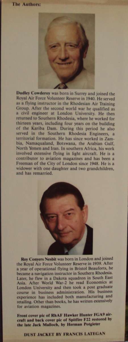 War in the Air - Rhodesian Air Force 1935-1980: Dudley Cowderoy & Roy C. Nesbit