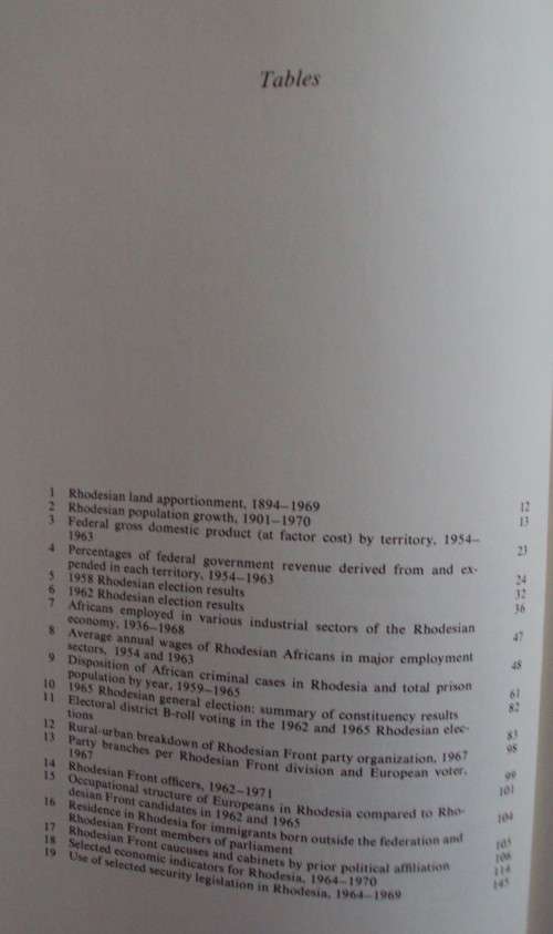 Politics in Rhodesia - White Power in an African State: Larry W. Bowman