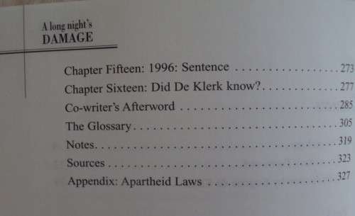 A Long Night's Damage - Working for the Apartheid State Eugene de Kok
