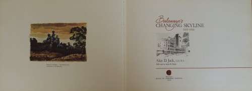 Bulawayos Changing Skyline 193-1980 - Alex D Jack with text by Louis W Bolze