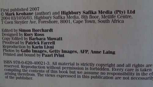 Champions of the World - Seven Magnificent Weeks - Springboks 2003 RWC Triumph - Mark Keohane