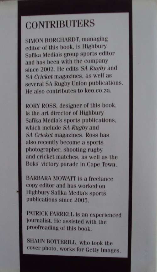 Champions of the World - Seven Magnificent Weeks - Springboks 2003 RWC Triumph - Mark Keohane