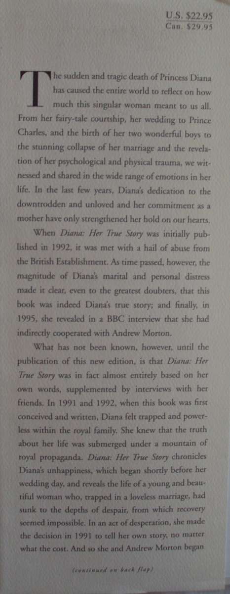 Diana Her True Story Andrew Morton