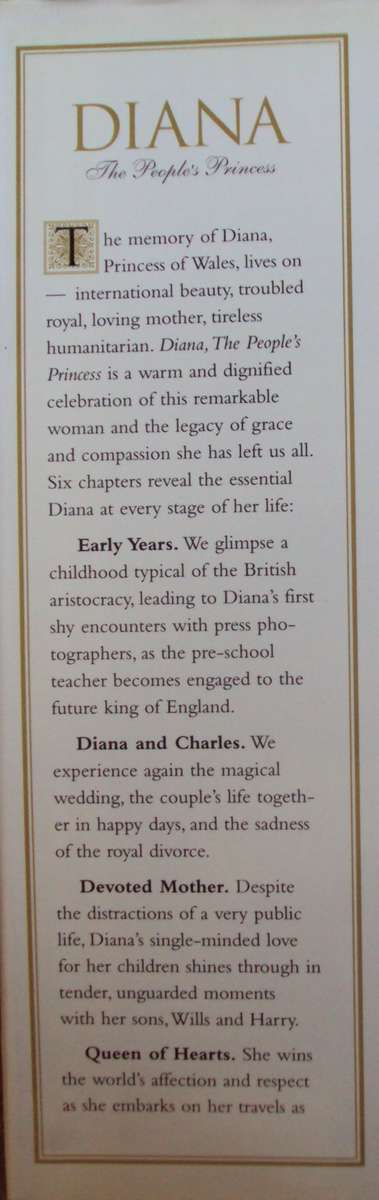 2 Commemorative Tributes: Diana The People`s Princess Niholas Owen