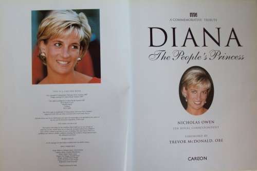 2 Commemorative Tributes: Diana The People`s Princess Niholas Owen