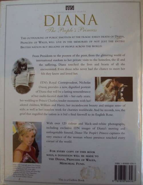 2 Commemorative Tributes: Diana The People`s Princess Niholas Owen