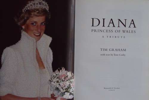 2 Princess Diana Books - A Tribute in Photographs and A Tribute