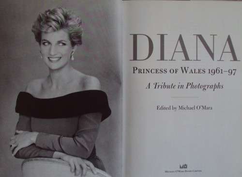 2 Princess Diana Books - A Tribute in Photographs and A Tribute