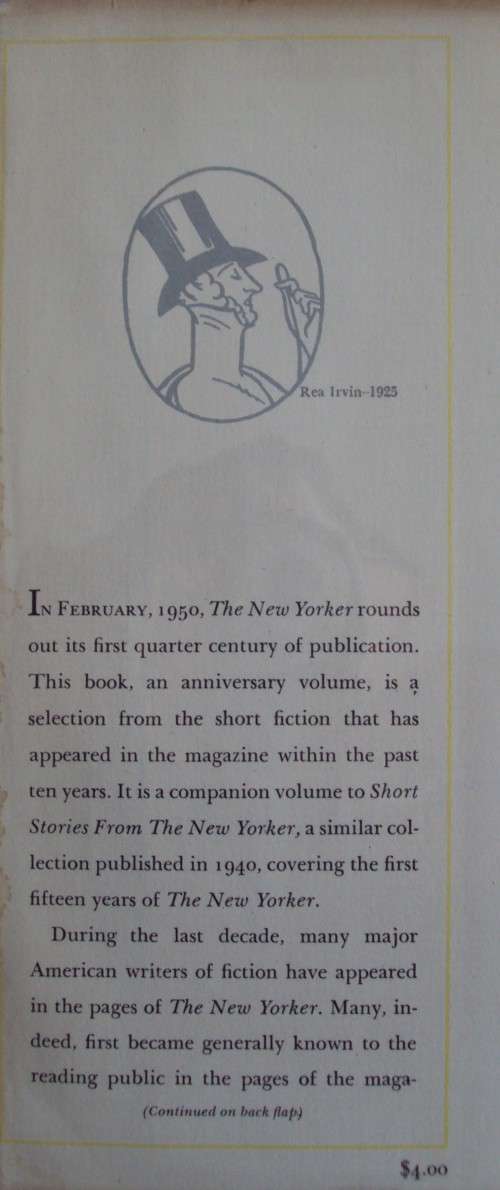 55 Short Stories from The New Yorker A 25th Anniversary Volume 1940 - 1950