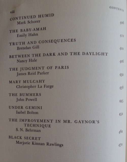 55 Short Stories from The New Yorker A 25th Anniversary Volume 1940 - 1950