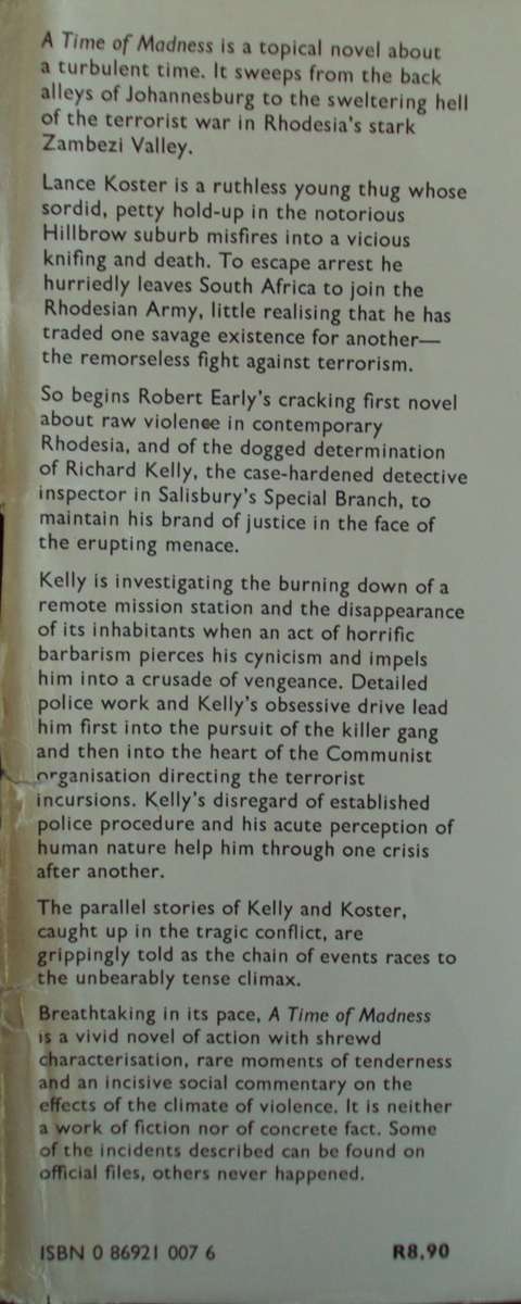 a Time of Madness Robert Early