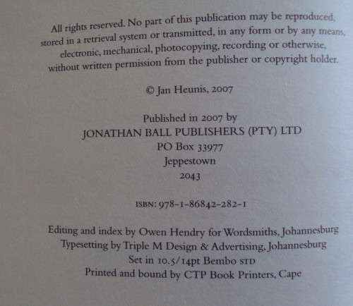 The Inner Circle Reflections on the Last Days of White Rule - Jan Heunis