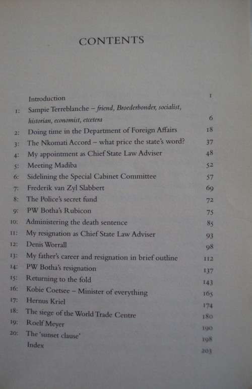 The Inner Circle Reflections on the Last Days of White Rule - Jan Heunis