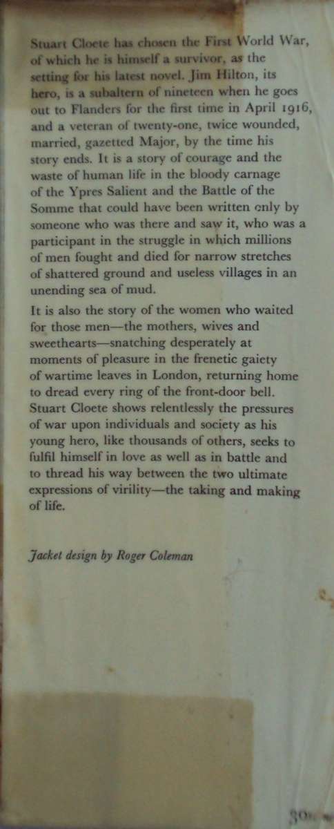 2 Stuart Cloete Books: How Young They Died and A Victorian Son An Autobiography