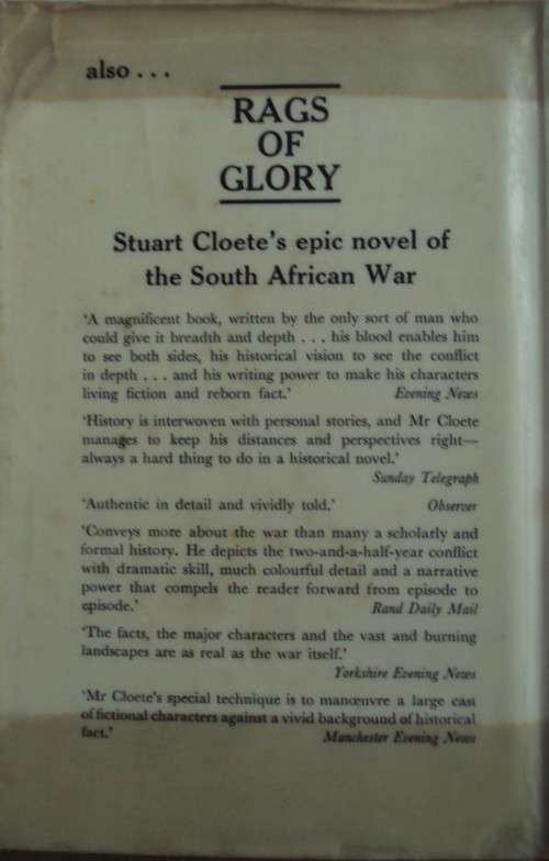 2 Stuart Cloete Books: How Young They Died and A Victorian Son An Autobiography