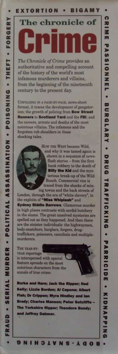 The Chronicle Of Crime The Infamous Felons Of Modern History And Their Hideous Crimes - Martin Fido