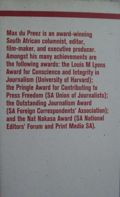 Opinion Pieces by South African Thought Leaders - Edited by Max du Preez