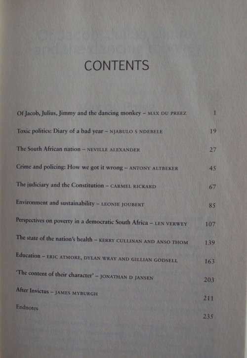 Opinion Pieces by South African Thought Leaders - Edited by Max du Preez