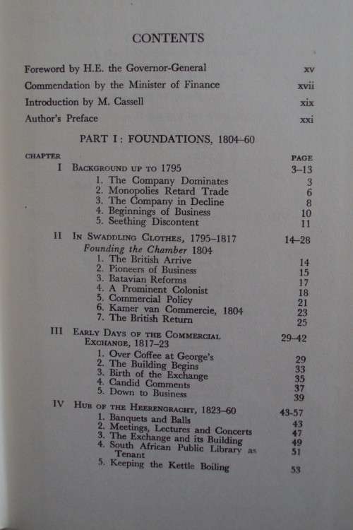 Men of Good Hope The Romantic Story of the Cape Town Chamber of Commerce 1804 - 1954 R F M Immelman