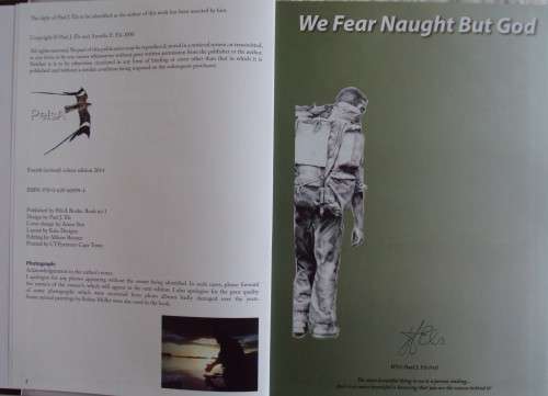 We Fear Naught But God The Pictorial Edition of the South African Special Forces Paul J. Els Signed