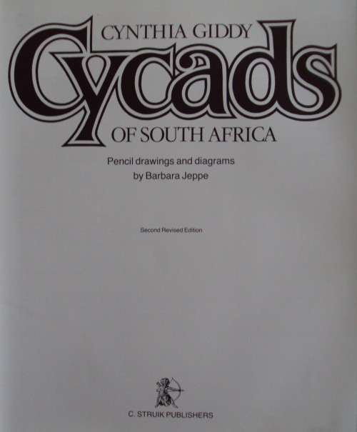 Cycads of South Africa Cynthia Giddy