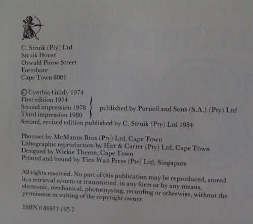 Cycads of South Africa Cynthia Giddy