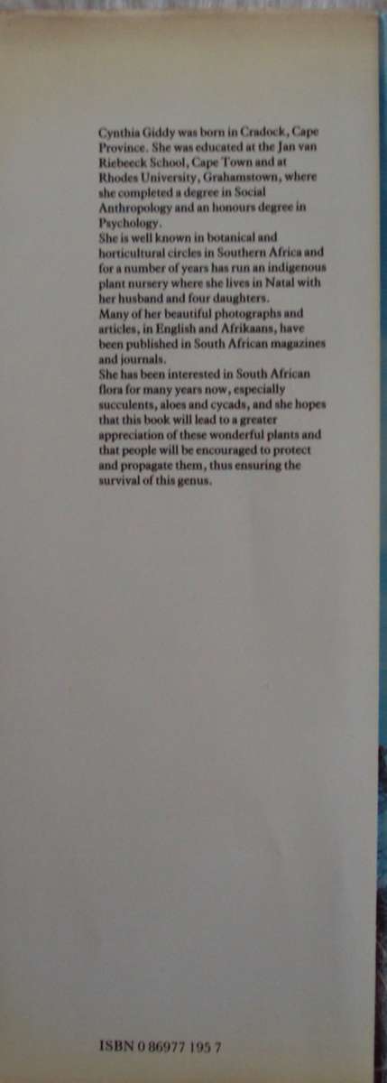 Cycads of South Africa Cynthia Giddy