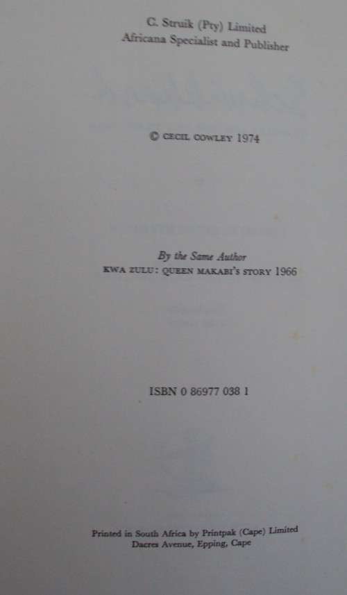 Schwikkard of Natal and the Old Transvaal Cecil Cowley