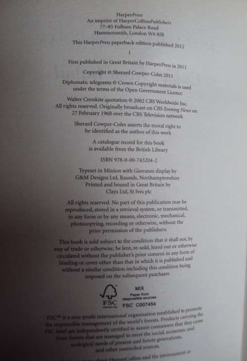 Cables from Kabul: The Inside Story of the West`s Afghanistan Campaign Sherard Cowper Coles